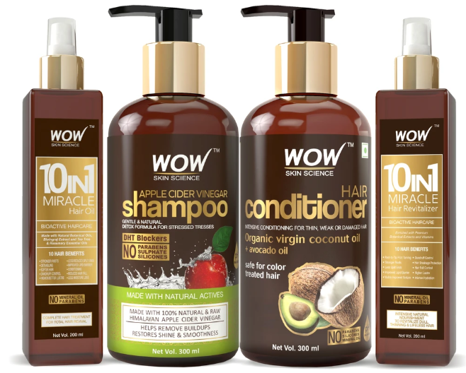 wow shampoo and conditioner