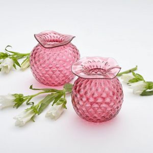 Pink Pineapple Bud Vase