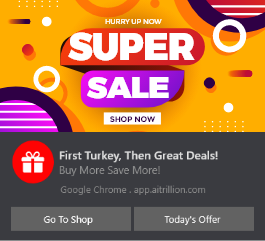 First Turkey, Then Great Deals!