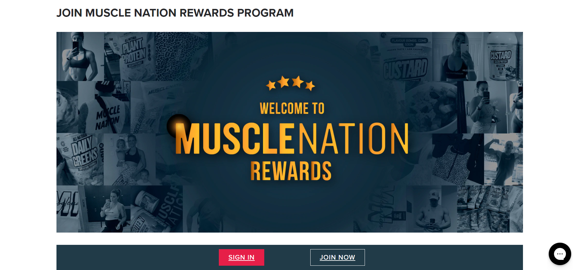 Muscle Nation loyalty program