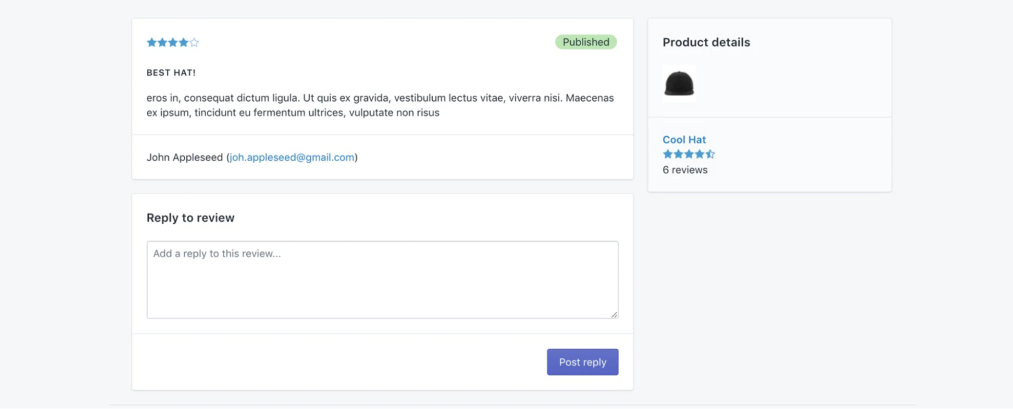 2. Product Reviews by Shopify
