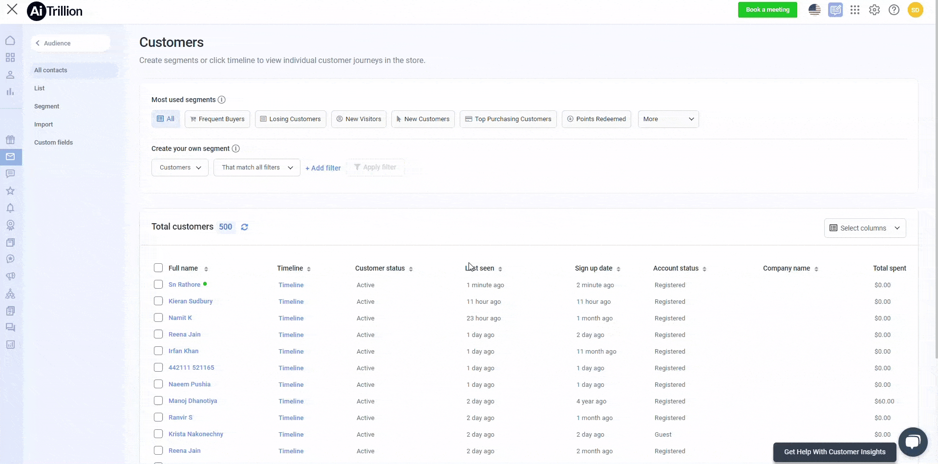 Quickly Activate/Deactivate customers from the customer list page with our latest update!