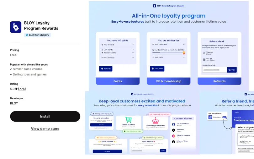bloy-points-based-retention-app