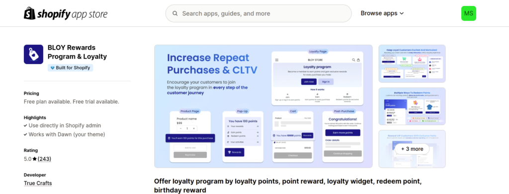 Bloy Rewards Program-& Loyalty