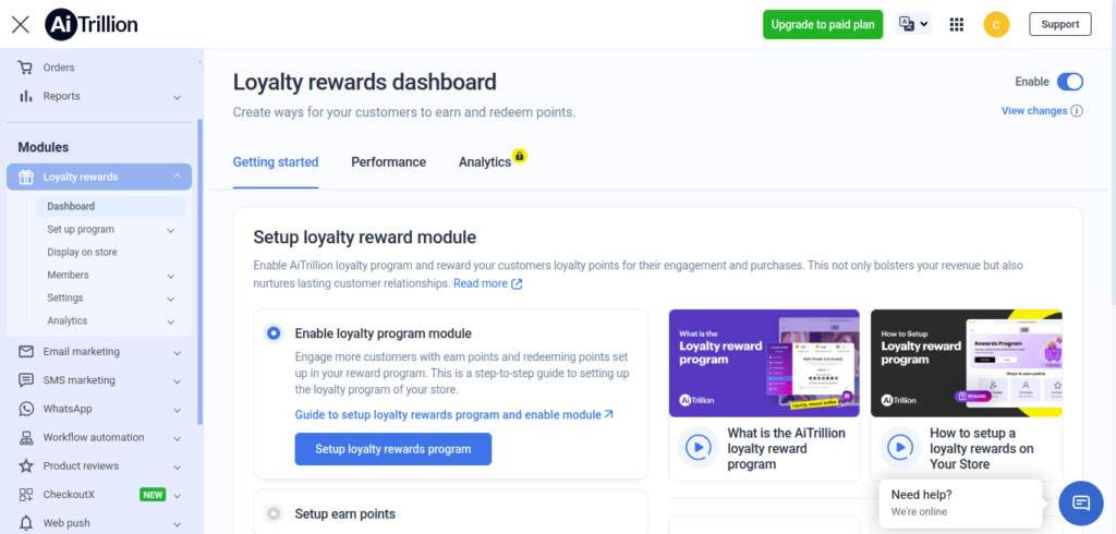 Customize Your Rewards Program