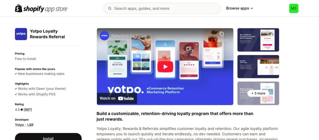 Yotpo Loyalty Rewards Referral