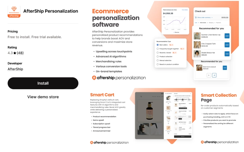AfterShip-Personalization-Shopify-app