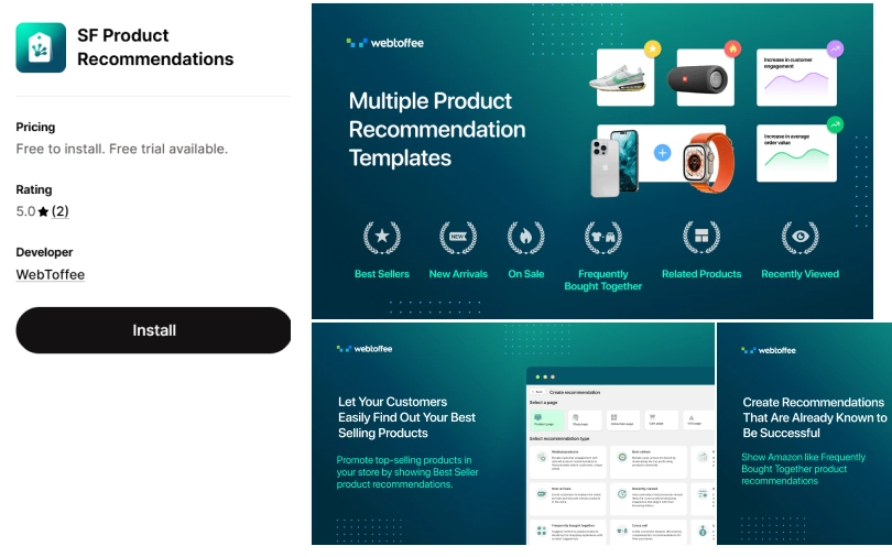 SF-Product-Recommendations-shopify-app