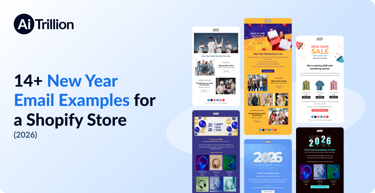 14+ New Year Email Examples for a Shopify Store
