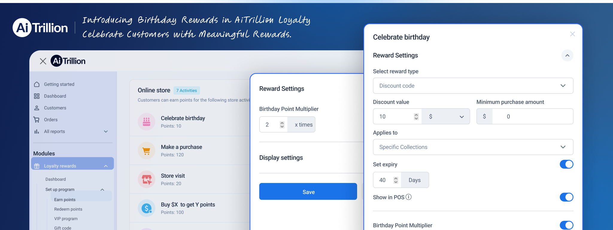 Introducing Birthday Rewards in AiTrillion Loyalty – Celebrate Customers with Meaningful Rewards