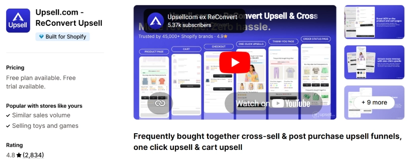best-shopify-post-purchase-upsell-app