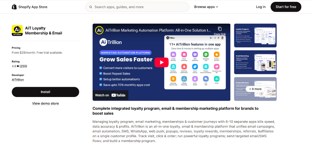 AiTrillion Best Shopify automation apps