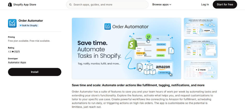 Order automator shopify order automation apps