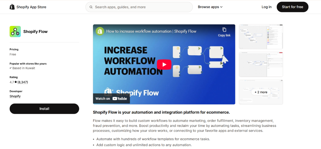 Shopify flow workflow automation tools