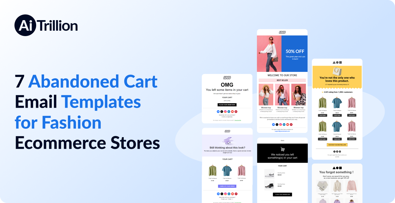 Abandoned Cart Email Templates for Fashion Ecommerce Stores