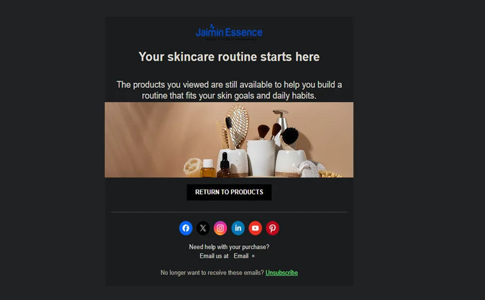 curiosity based browse email