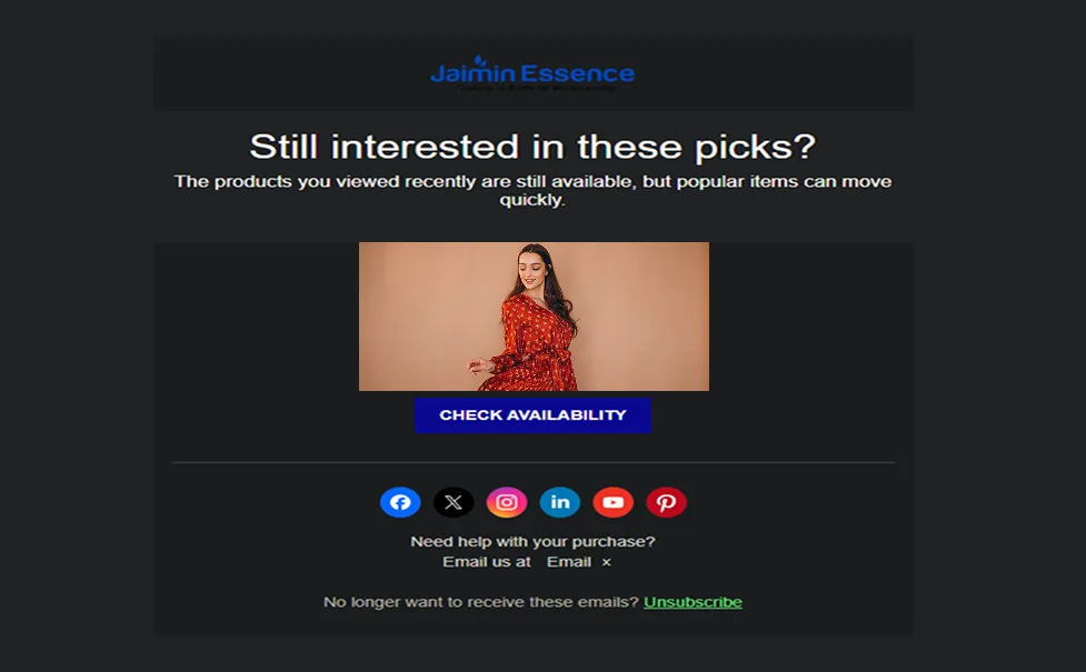 soft selling browse email