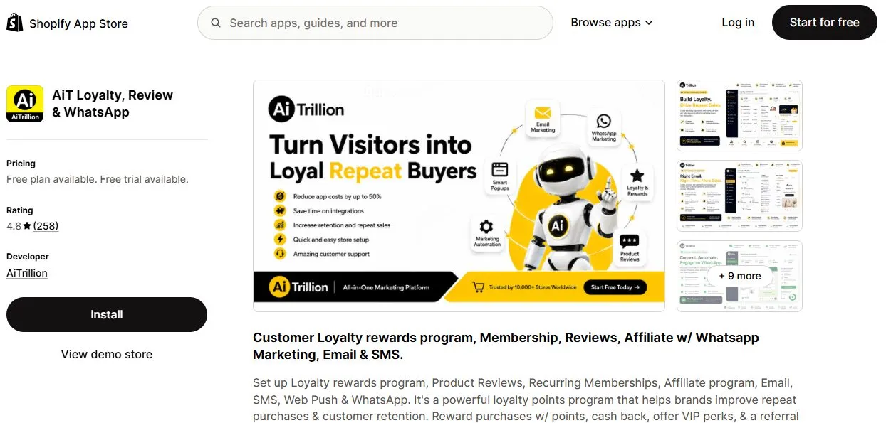 aitrillion form builder shopify app