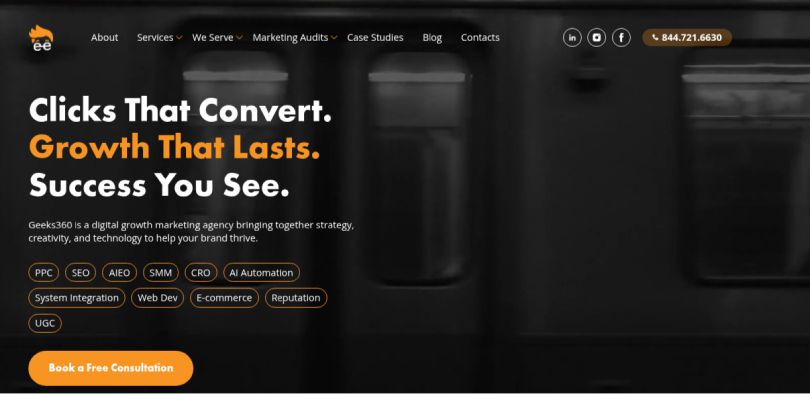 geeks360 digital brand growth shopify