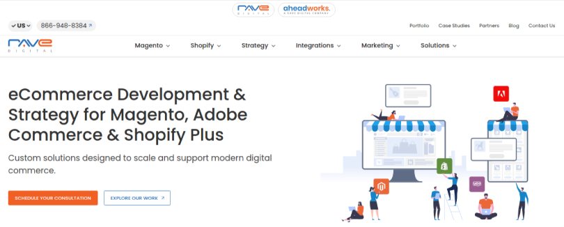 rave digital shopify plus agency