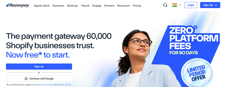 razorpay shopify payment gateway india