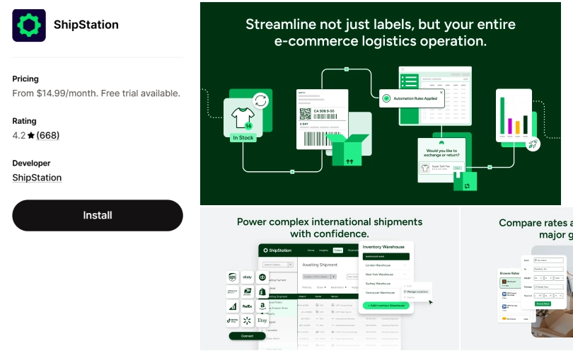 shipstation shopify shipping automation