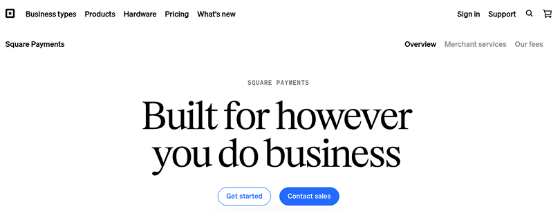 square online and in store payments