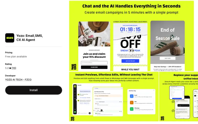 yozo ai marketing agent shopify