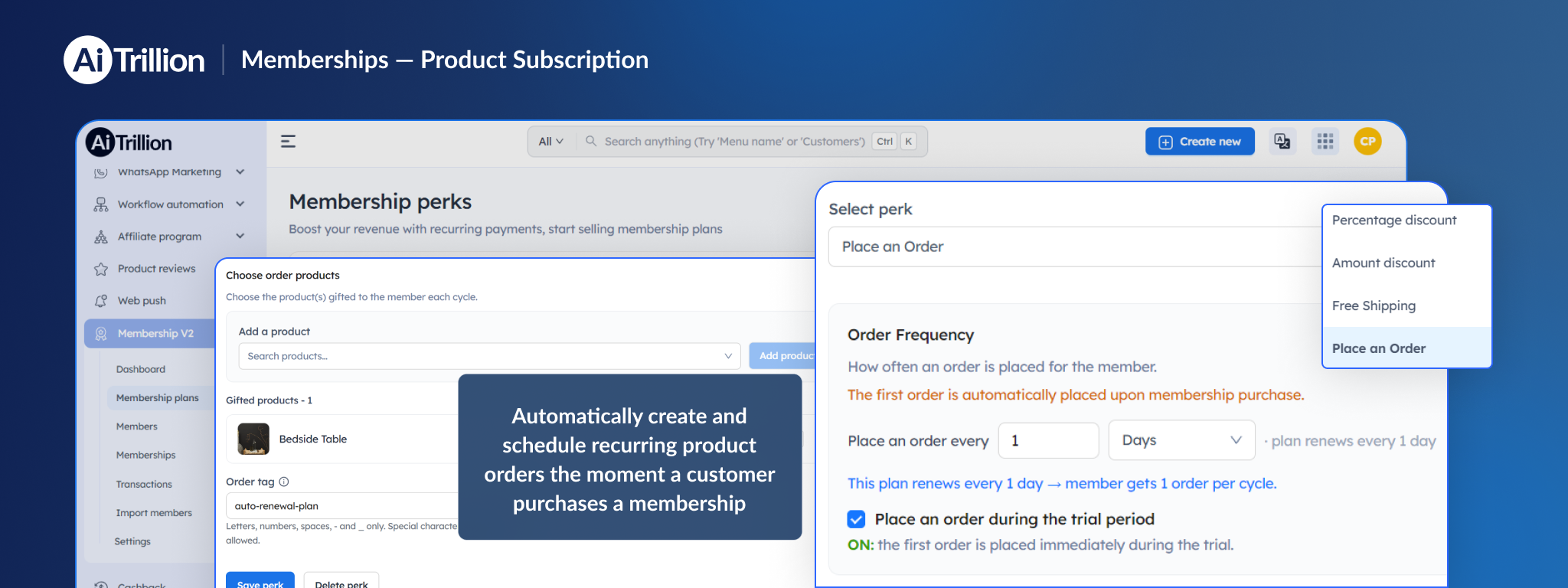 Automate Recurring Orders with Product Subscription