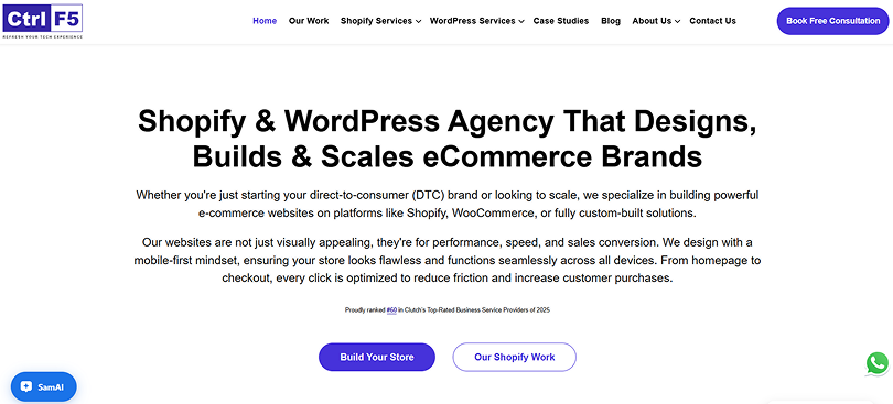 ControlF5 - Shopify email marketing agency
