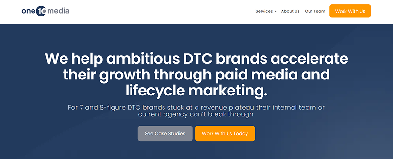 One10 Media - Shopify email marketing agency