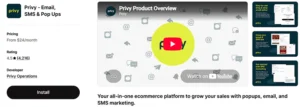 privy shopify app