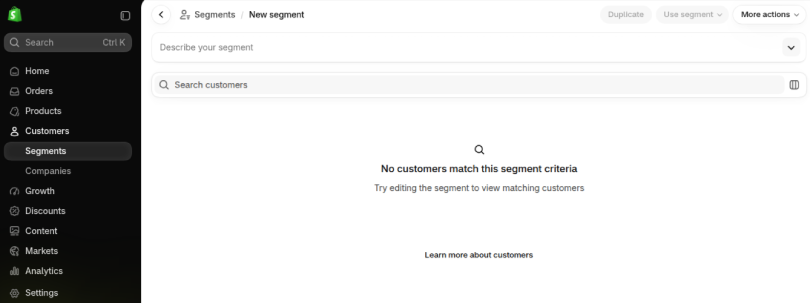 shopify-create-new-customer-segment